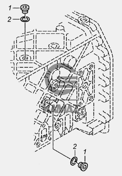 Пробка картера камаз