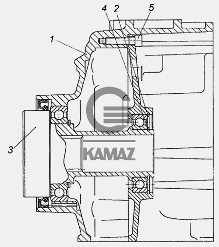 Привод агрегатов камаз