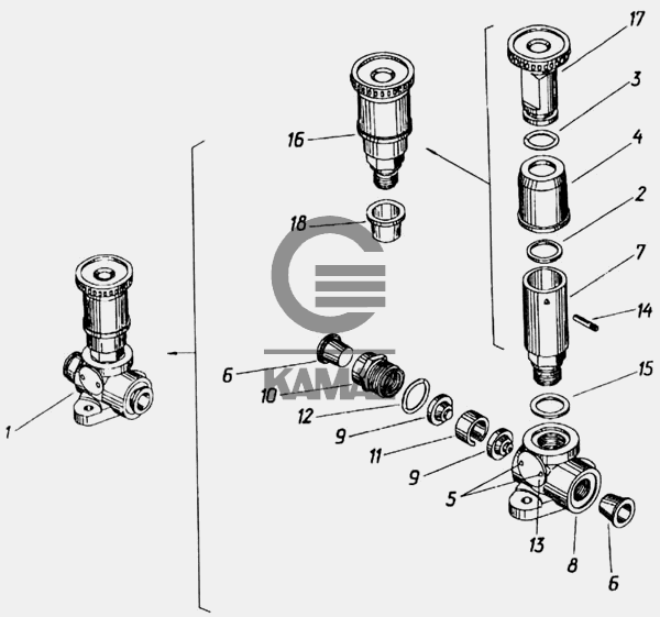 Насос прокачки топлива камаз