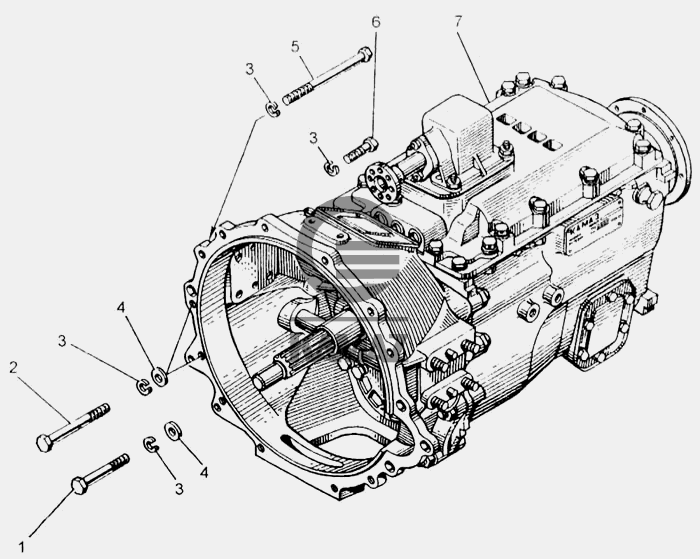 Кпп камаз 65115 с делителем схема