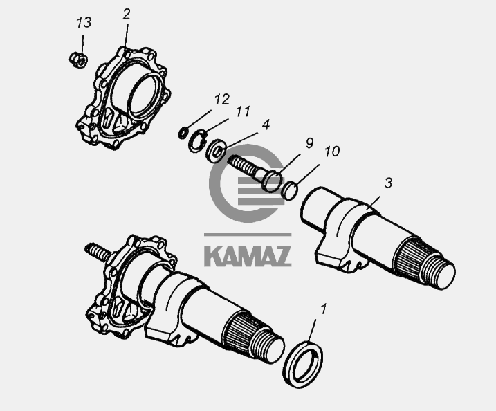 Вал сошки ГУРа 4310-3401065