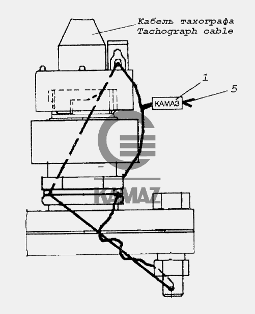 Датчик тахографа камаз