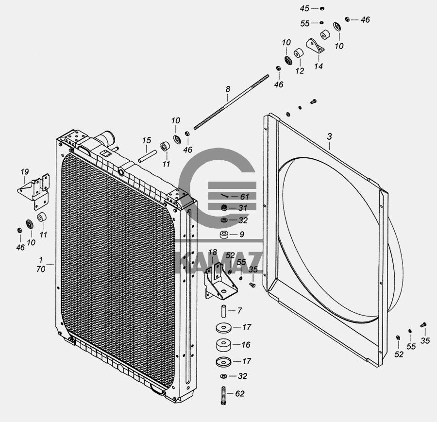 Обратка на камаз 6520