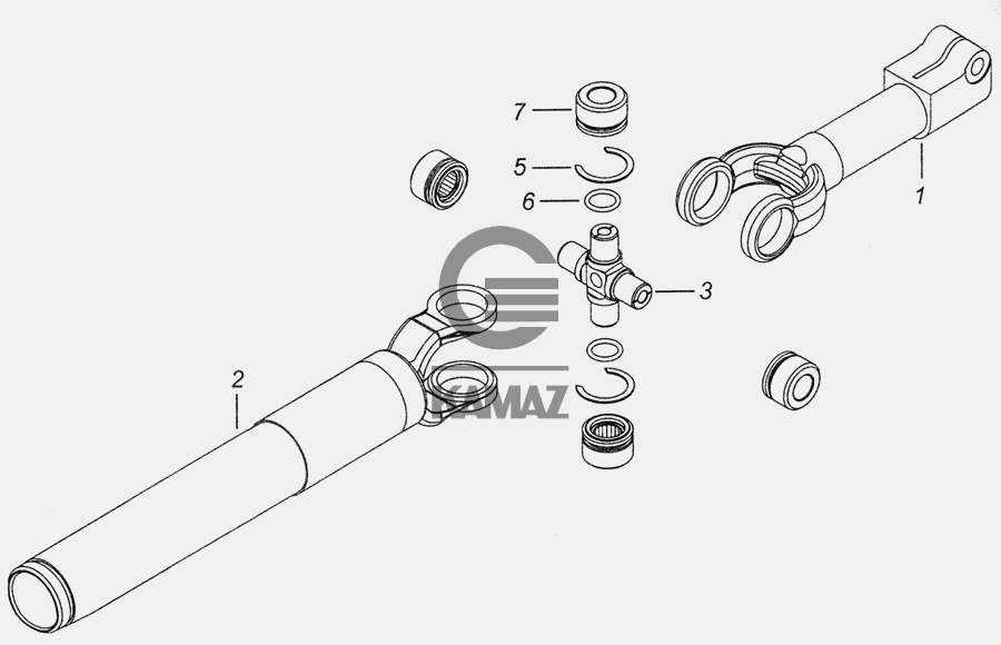 Шарнир рулевой колонки камаз