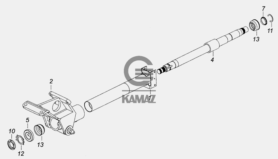 Схема рулевого управления камаз 6520