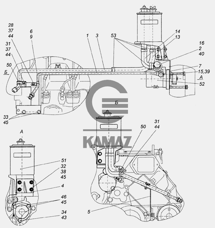 Камаз 6520 насос алтай подключение