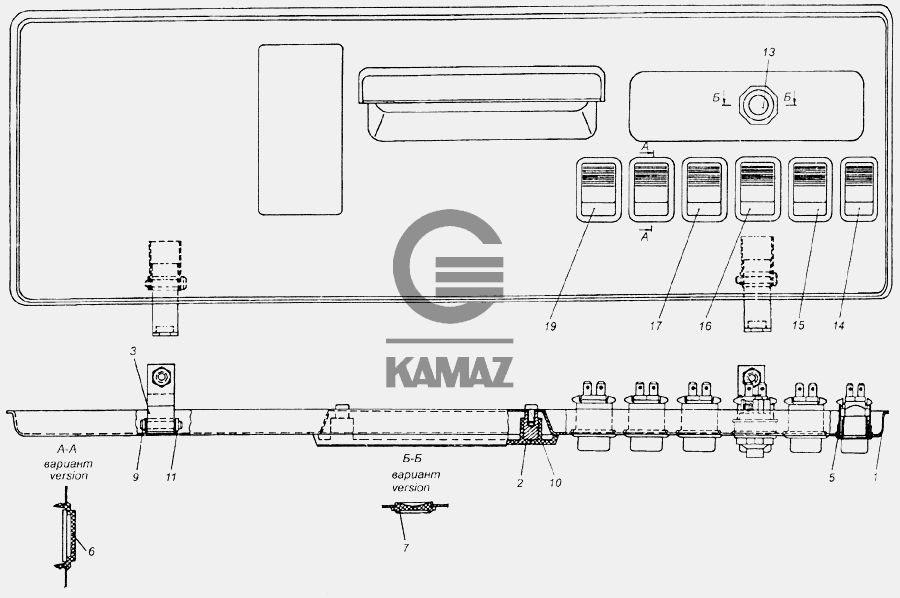 6460-3747001-50 Установка реле на КамАЗ-43253 (Часть-2)
