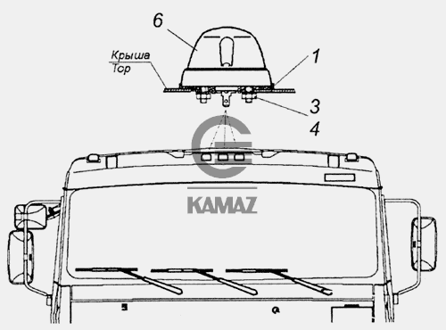 Камаз 43114 перегорает предохранитель автопоезда 53205-3738001 Установка фонарей автопоезда для автомобиля КАМАЗ 6520 (Euro-2, 3)