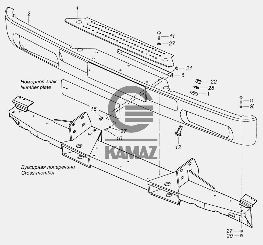 Защита картера камаз 65115 своими руками