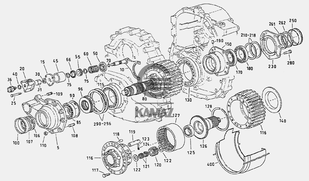 Рк камаз 65111 схема