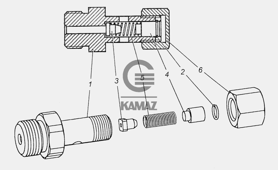 Клапан ограничения давления в топливной рампе - Opel Zafira B, 1,7 л, 2008 года 