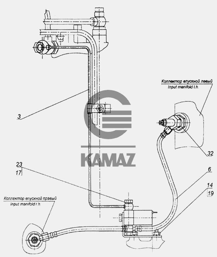 Ремкомплект электромагнитного клапана камаз