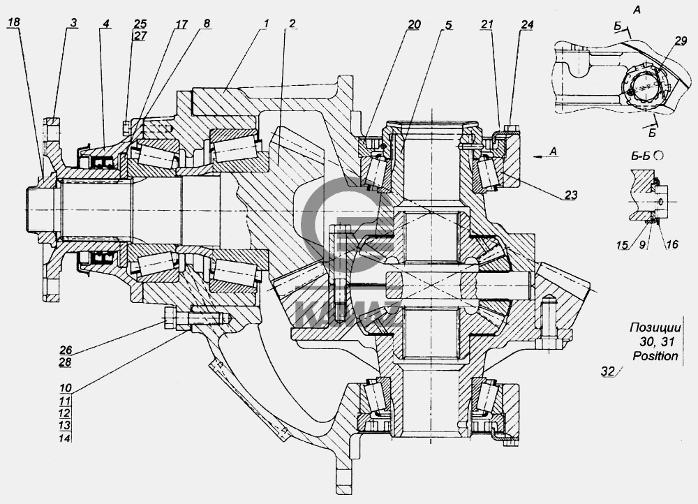 Редуктор камаз 6520 средний схема устройство
