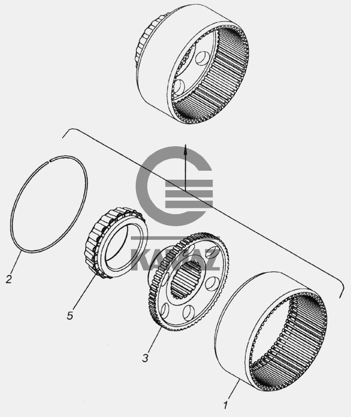 Схема ступицы камаз 6520