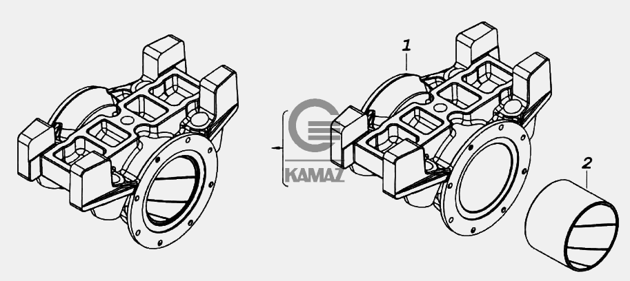 Фиксатор башмака рессоры камаз