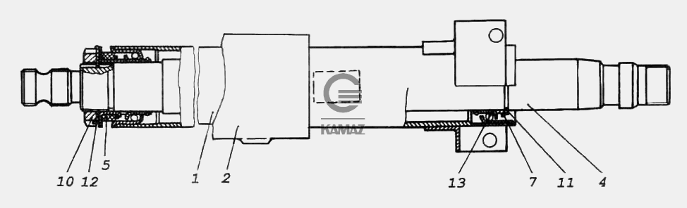 Рулевая колонка камаз схема