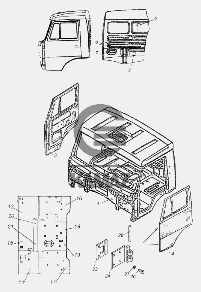 Камаз 6522 кабина