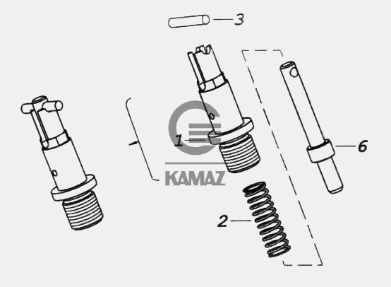Фиксатор маховика камаз