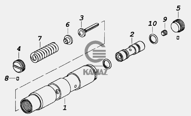 Распределитель камаз 6520 принцип работы