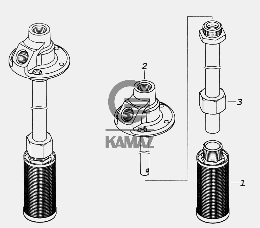 Топливозаборник камаз 525