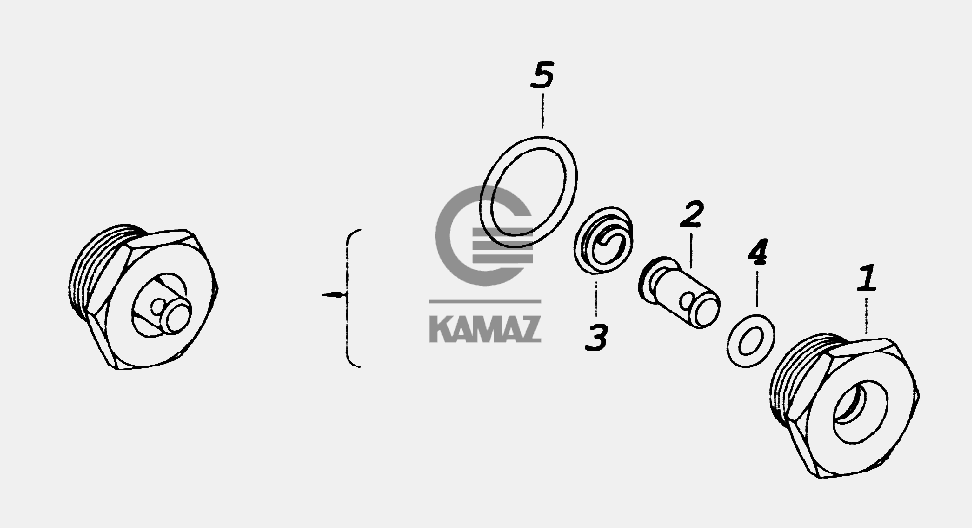 Кран слива антифриза камаз