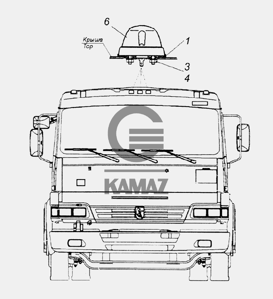 Камаз 65226 чертеж