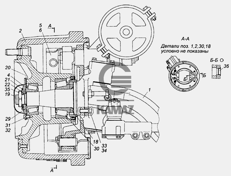 Схема ступицы камаз 65115 евро