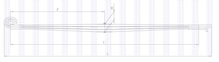 Рессора передняя с/у
