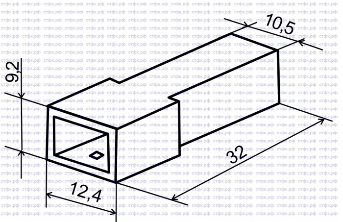 Колодка одноконтактная 4573739002