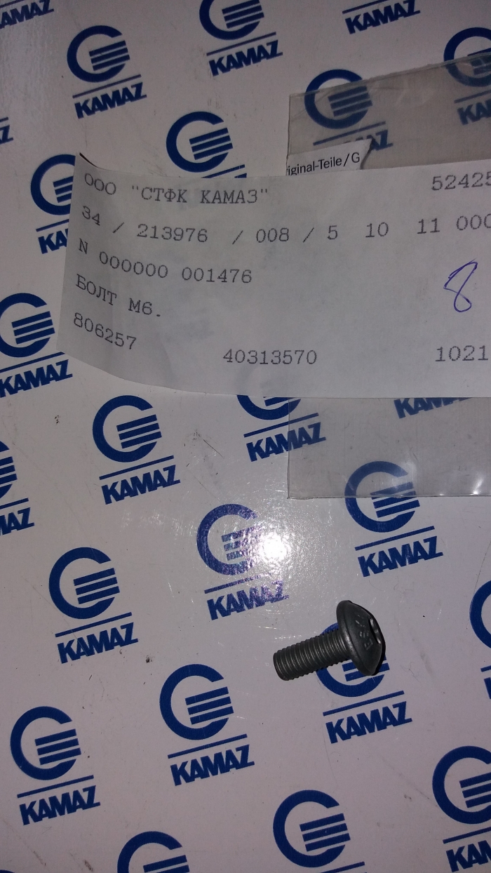 Болт М6 N000000001476