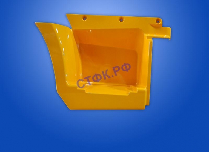 Щиток подножки правый (синий)