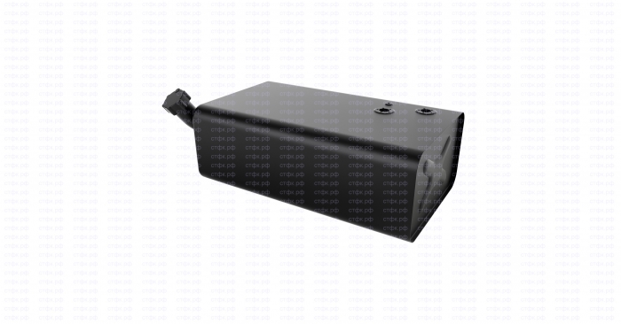 Бак топливный УРАЛ 210л 673х433х770 с отводом в сб с РТИ