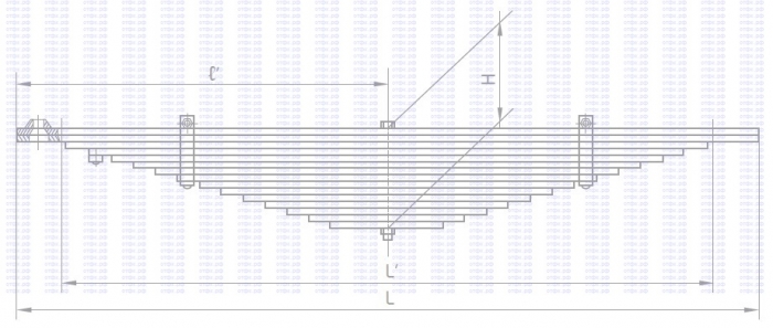 Рессора МАЗ задняя