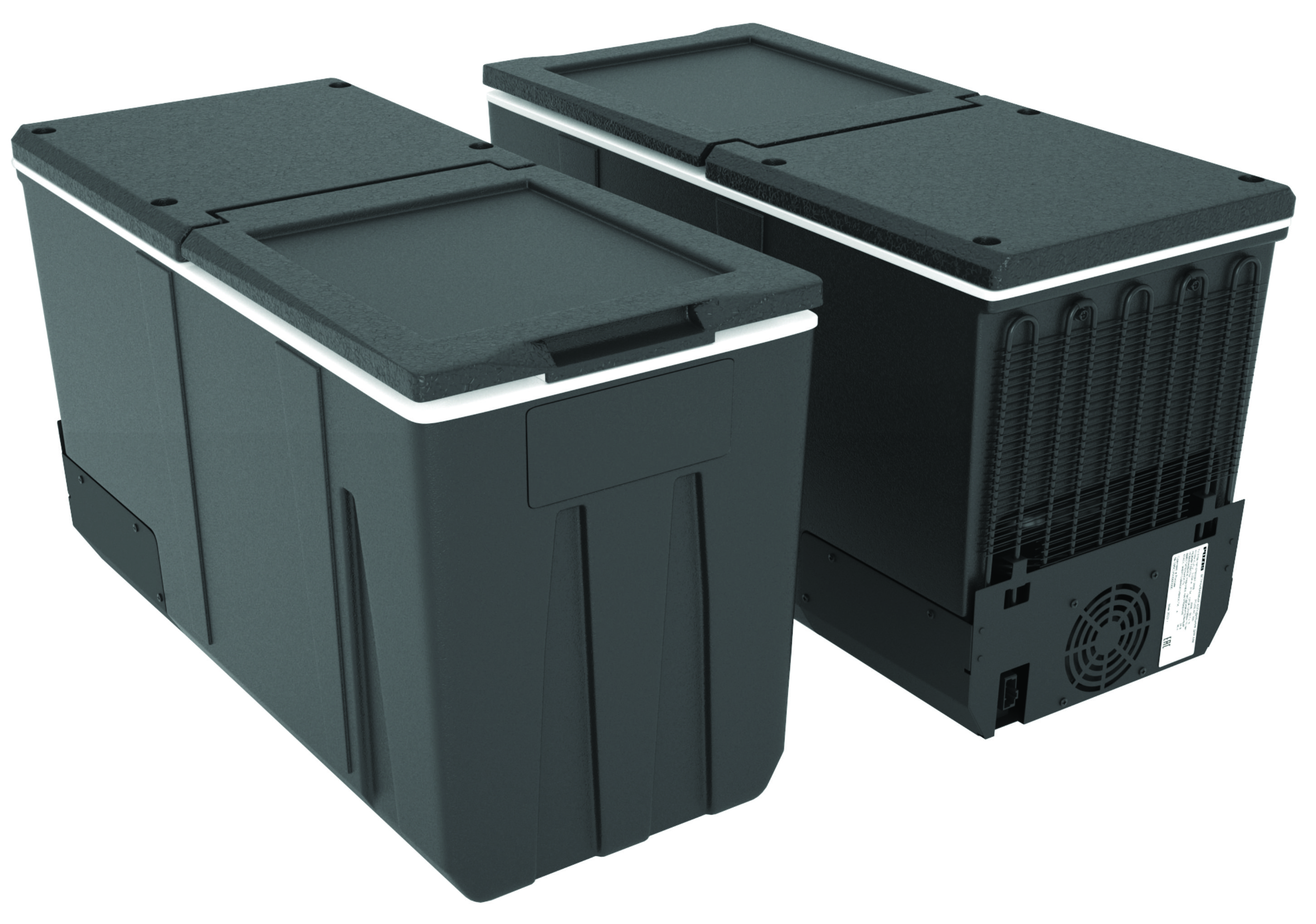 Холодильник встраиваемый для автомобиля КАМАЗ объемом 31 л.