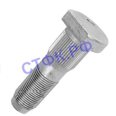 Болт передней ступицы L=65мм М20х1,5 для а/м 43114, 4326, 43101 одинарные колеса