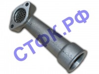 Патрубок маслоналивной короткий на а/м УРАЛ, ЗИЛ с сеткой