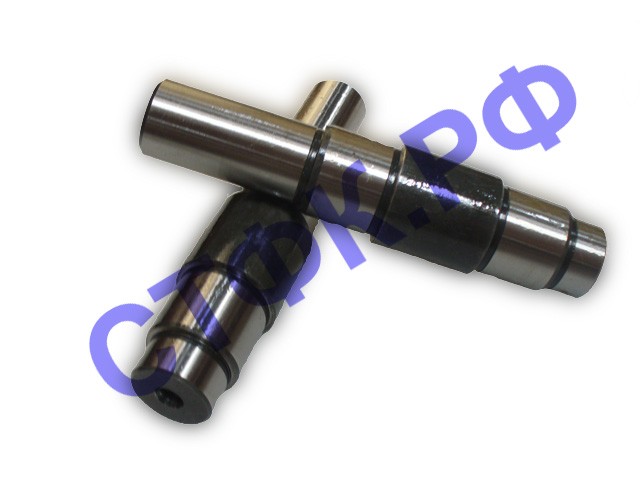 Вал ведущей шестерни с пазом под шпонку для колеса датчика оборотов