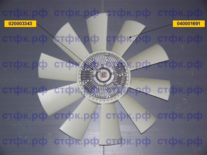 Вентилятор c вязкостной муфтой 02003344 (4307 Ф 520)