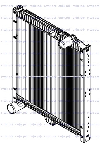Радиатор Евро 4  на 4308/5308 (аналог 5308А-1301010)