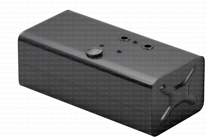 Бак топливный МАЗ 350л 600х450х1400 в сб с двумя фланцами D=46мм