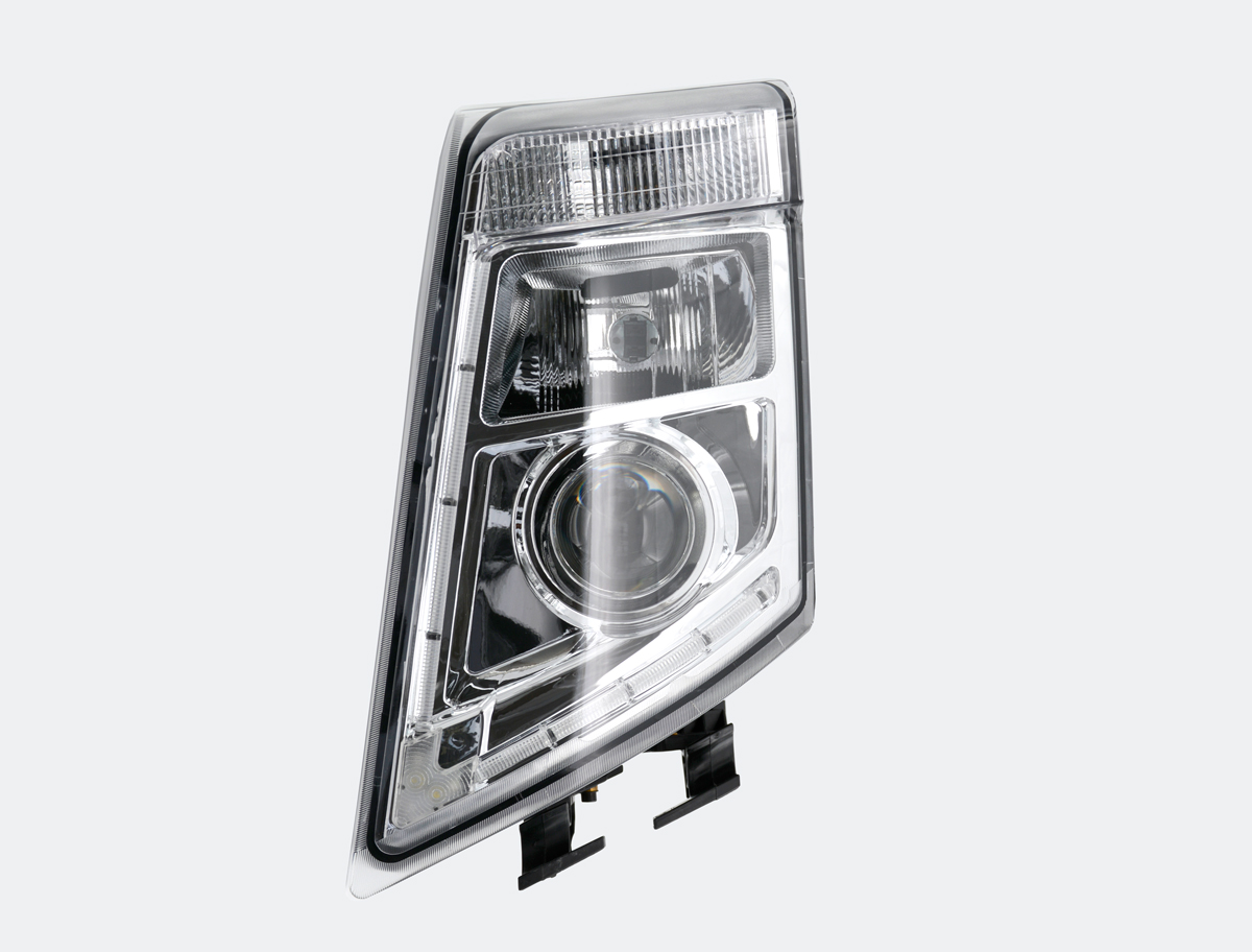 Фара VOLVO FH 3 - FM 2 - MP 3 левая 2008 - 2014 (OEM 21035638 L) (аналог SY-VL4002 L)