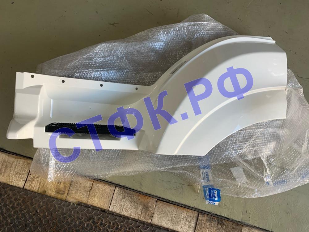 Комплект панели передней части крыла левая с накладкой (цвет белый)