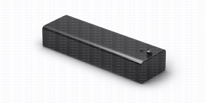 Бак топливный на полуприцеп 600л 673х433х2100 в сб с РТИ