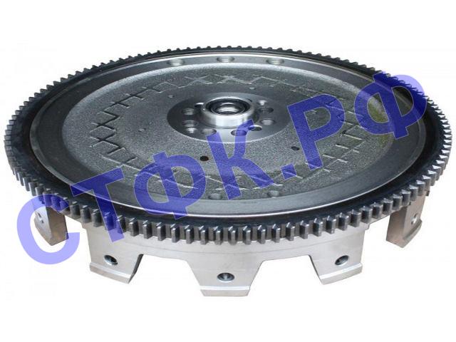 Маховик в сб для дв. 74011, 74013 со сц. 142 (корончатый)